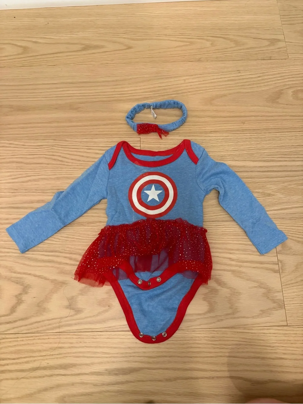 3-6 month Captain America Outfit